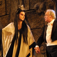 TURANDOT,SALUTI FINALI CON IL M° BARTOLETTI